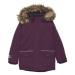 Dievčenská bunda COLOR KIDS Parka w. fake fur, AF 10.000, potent purple