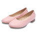 Vasky Misty Pink kožené baleríny ružové jesenné / zimné topánky