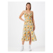 Abercrombie & Fitch Letné šaty  svetlomodrá / žltá / zelená / oranžová
