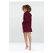 DKaren Housecoat Pola Maroon