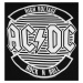 mikina s kapucňou NNM AC-DC Logo Circle Čierna