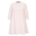 Vero Moda Petite Košeľové šaty 'SISI'  svetloružová / biela