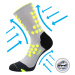 VOXX kompresné ponožky Finish light grey 1 pár 116747