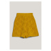 Šortky Karl Lagerfeld Monogram Knit Shorts Blazing Yellow