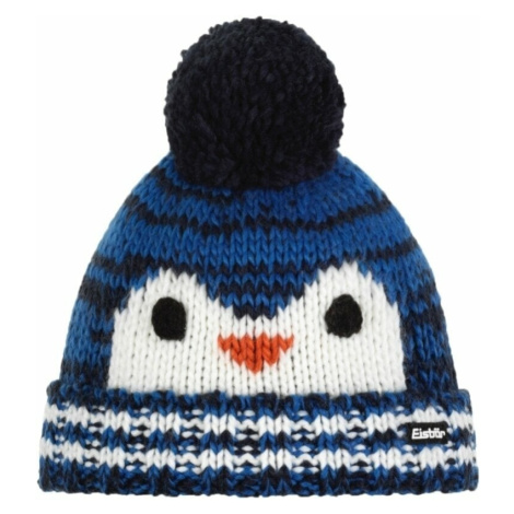 Eisbär Rico Pompon Kids Beanie Blue/White/Red/Grey Lyžiarska čiapka