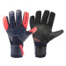 Brankárske futbalové rukavice F500 Resist pre dospelých modro-ružové