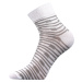 Boma Ivana 39 Dámske vzorované ponožky - 1 pár BM000000647100102289x biela