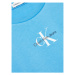 Calvin Klein Jeans Tričko Micro Monogram IG0IG01470 Modrá Regular Fit