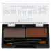 Rimmel Brow This Way paleta pre líčenie obočia odtieň 002 Medium Brown