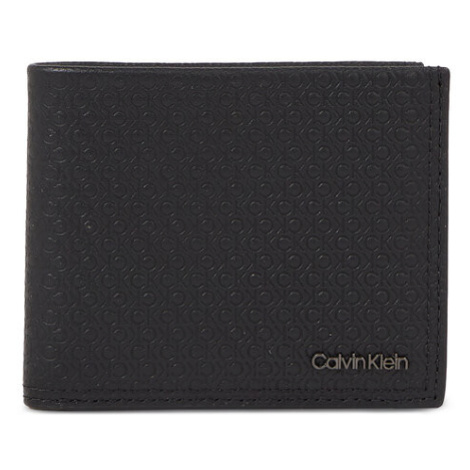 Calvin Klein Pánska peňaženka Minimalism Bifold 6Cc W/Bill K50K510894 Čierna