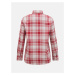 Košeľa Peak Performance W Cotton Flannel Shirt Check