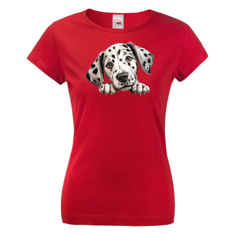 Dámské tričko Dalmatínec - tričko pre milovníkov psov