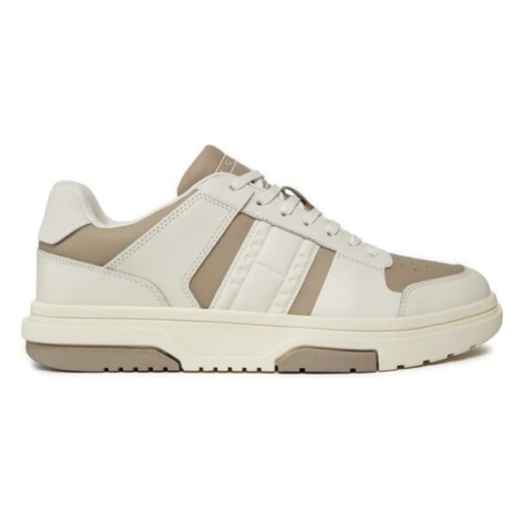 Tommy Jeans Sneakersy EM0EM01283 Écru Tommy Hilfiger