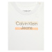 Calvin Klein Jeans Súprava tričko a športové šortky Hero Logo IN0IN00072 Biela Regular Fit