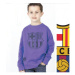 Chlapčenská bavlnená mikina FC BARCELONA Violet (BC06532)