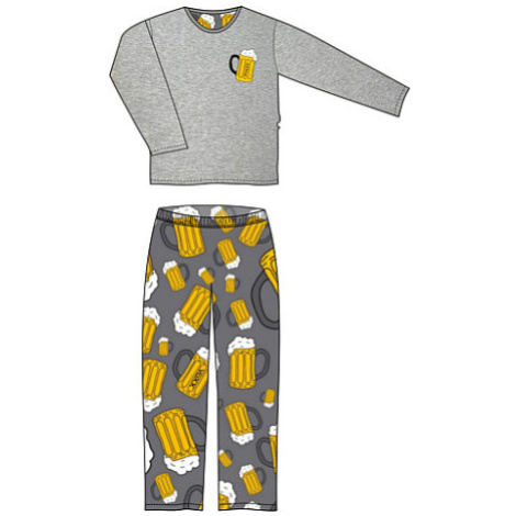 Lonka Lopping Pánske pyžamo s dlhým rukávom BM000001489300100723 pivo