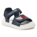 Tommy Hilfiger Sandále Strass Heart Velcro Sandal T1A2-32752-1367 M Tmavomodrá