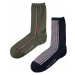 Modro-zelené ponožky Monogram Sock - dvojbalenie