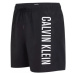 Pánske plavky MEDIUM DRAWSTRING KM0KM01004 BEH black - Calvin Klein