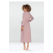 DKaren Housecoat Melissa Powder Pink