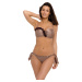 SVETLOHNEDÉ PUSH-UP BIKINY S KVETINOVÝM LEMOM FRANCES TRIPOLI M-529 (1)