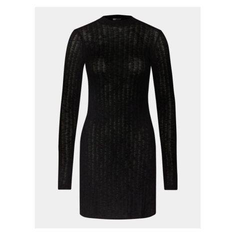 Billabong Každodenné šaty Everleigh Mock Ktdr ABJKD00219 Čierna Slim Fit