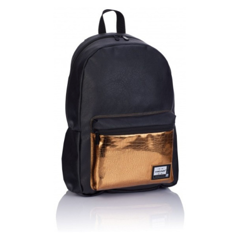 Štýlový koženkový batoh HEAD Black Gold, HD-351, 502019085