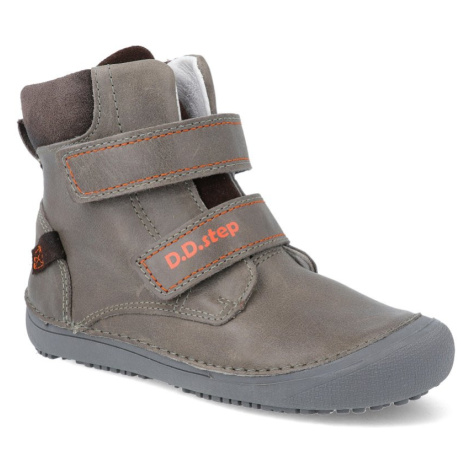 Barefoot detské členkové topánky D.D.step A063-363A tmavo šedé