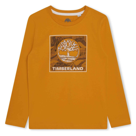 Timberland  T25U36-575-J  Tričká s krátkym rukávom Žltá