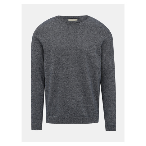 Tmavomodrý basic sveter Jack & Jones Basic