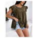 Khaki blouse Cocomore amgBL1362.R69