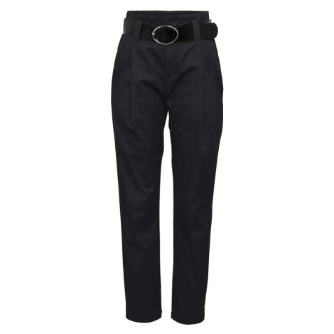 Nohavice so záhybmi z bavlny bonprix