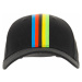 SANTINI Cyklistická čiapka - UCI BASEBALL - čierna/dúhová