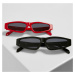 slnečné okuliare (set 2kusů) URBAN CLASSICS - Lefkada - TB4215A - black/black+red/bla