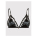 Patrizia Pepe Podprsenka Bralette 1I0070/A01C-K103 Čierna