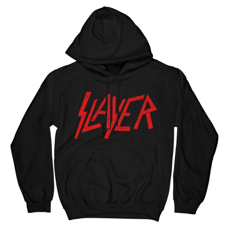 Slayer mikina Distressed Logo Čierna