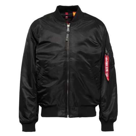 ALPHA INDUSTRIES Prechodná bunda 'Dragon'  tmavosivá / červená / čierna / biela