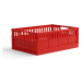 Skladacia prepravka maxi Made Crate - so bright red