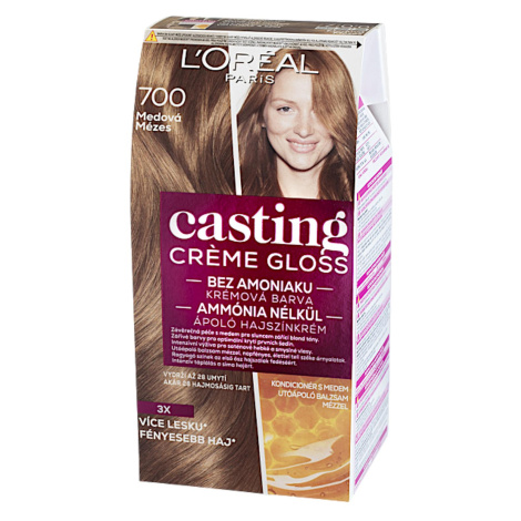 Preliv bez amoniaku Loréal Casting Créme Gloss - 700 medová - L’Oréal Paris + darček zadarmo