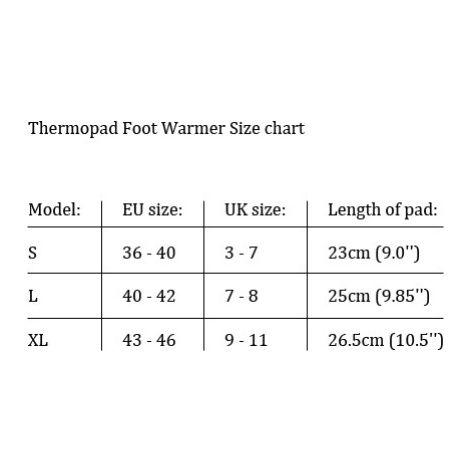 Thermopad Ohřívač nohou