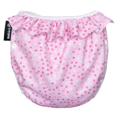 T-TOMI Diaper Swimwear Pink Dots prateľné plienkové plavky 5 - 15 kg