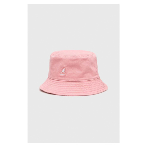 Bavlnený klobúk Kangol ružová farba, bavlnený