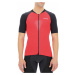 UYN Cyklistický dres s krátkym rukávom - BIKING GRANFONDO - čierna/červená