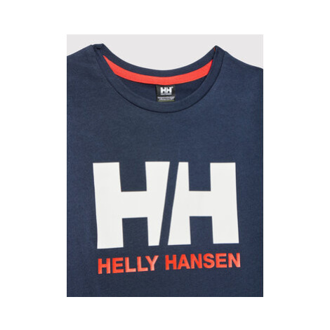 Helly Hansen Tričko HH Logo 41709 Tmavomodrá Regular Fit