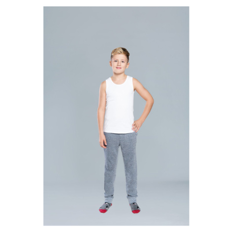 Tomi Boys' Tank Top with Wide Straps - White Italian Fashion
