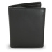 Černá pánská kožená peněženka s vnitřní zápinkou určená pro policii 514-5424P-60