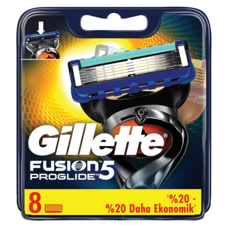 Gillette Fusion Proglide Náhradné hlavice 8ks