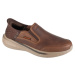 Hnedé pánske kožené tenisky Skechers Slip-Ins: Slade 205237-CDB