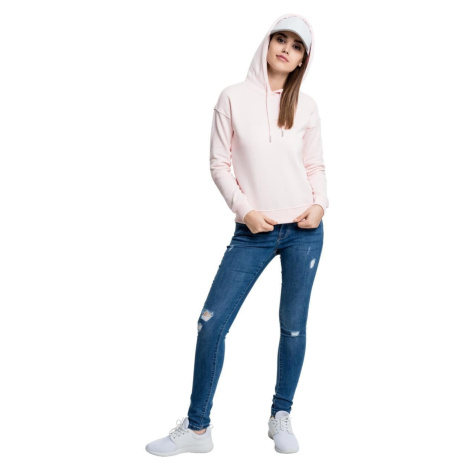 Women's pink hooded Urban Classics