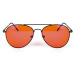 Vuch slnečné okuliare pilotky Daggy oranžová skla P2473